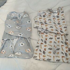Halo Infant Swaddles x2